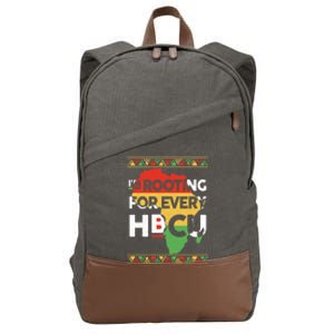 I'm Rooting For Every HBCU Graduation Costume Girl Cotton Canvas Backpack