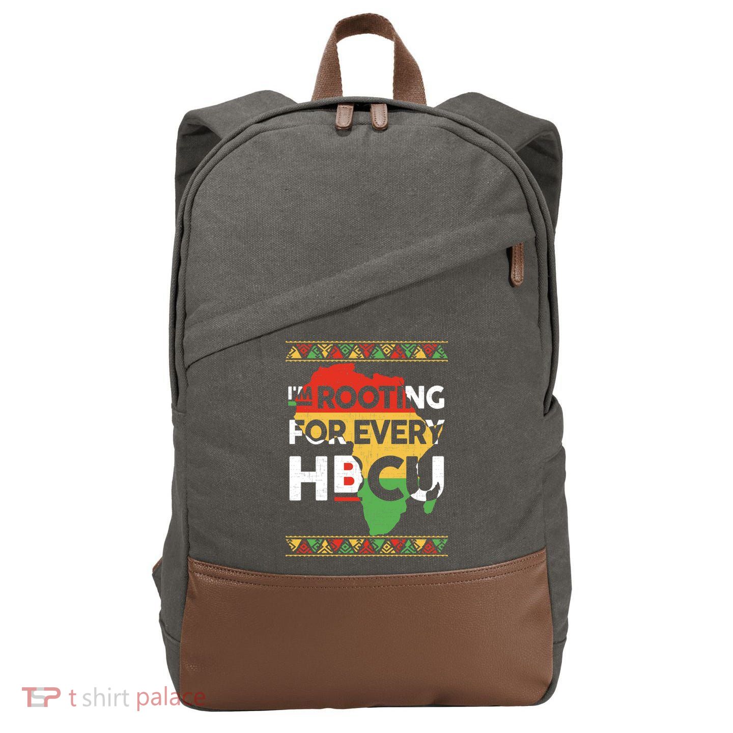 I'm Rooting For Every HBCU Graduation Costume Girl Cotton Canvas Backpack