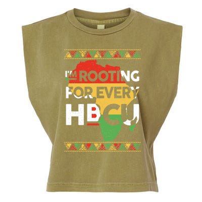 I'm Rooting For Every HBCU Graduation Costume Girl Garment-Dyed Women's Muscle Tee