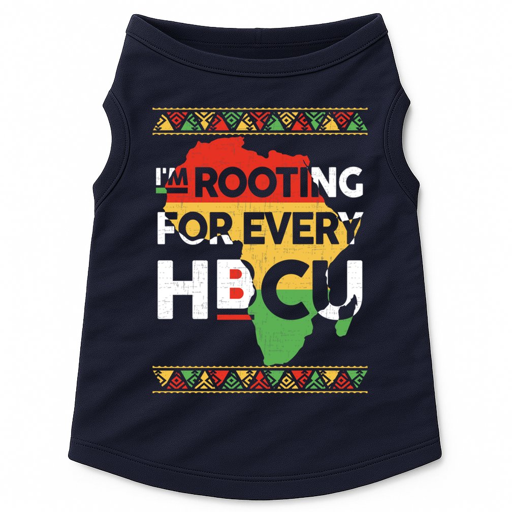 I'm Rooting For Every HBCU Graduation Costume Girl Doggie Tank