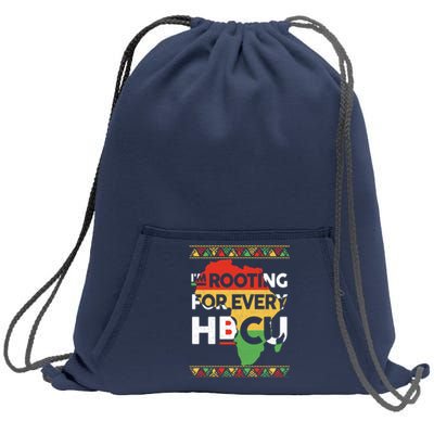 I'm Rooting For Every HBCU Graduation Costume Girl Sweatshirt Cinch Pack Bag