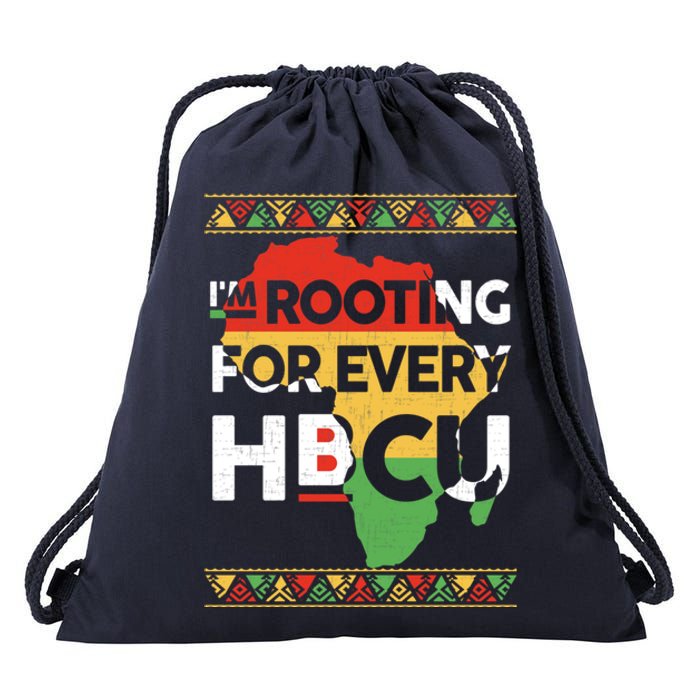 I'm Rooting For Every HBCU Graduation Costume Girl Drawstring Bag