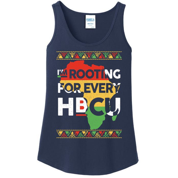 I'm Rooting For Every HBCU Graduation Costume Girl Ladies Essential Tank