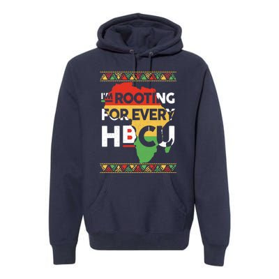 I'm Rooting For Every HBCU Graduation Costume Girl Premium Hoodie