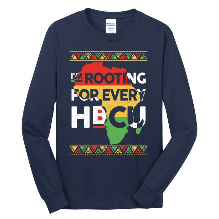 I'm Rooting For Every HBCU Graduation Costume Girl Tall Long Sleeve T-Shirt