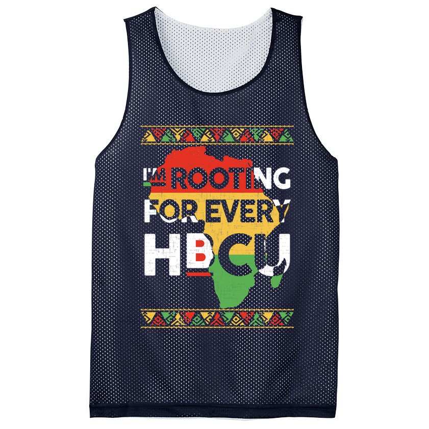 I'm Rooting For Every HBCU Graduation Costume Girl Mesh Reversible Basketball Jersey Tank