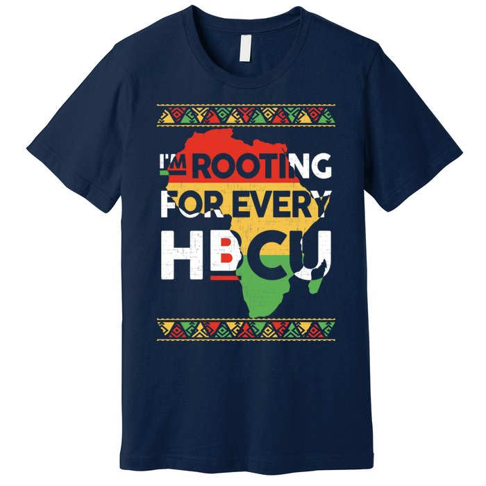 I'm Rooting For Every HBCU Graduation Costume Girl Premium T-Shirt