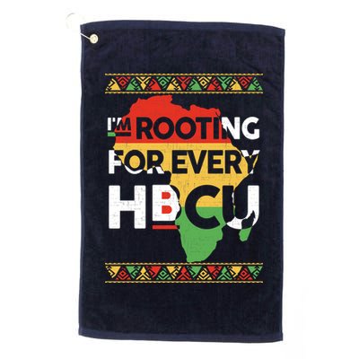 I'm Rooting For Every HBCU Graduation Costume Girl Golf Towel