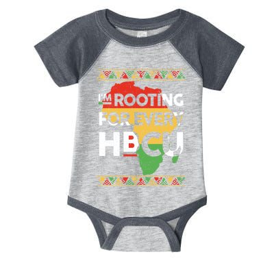 I'm Rooting For Every HBCU Graduation Costume Girl Infant Baby Jersey Bodysuit