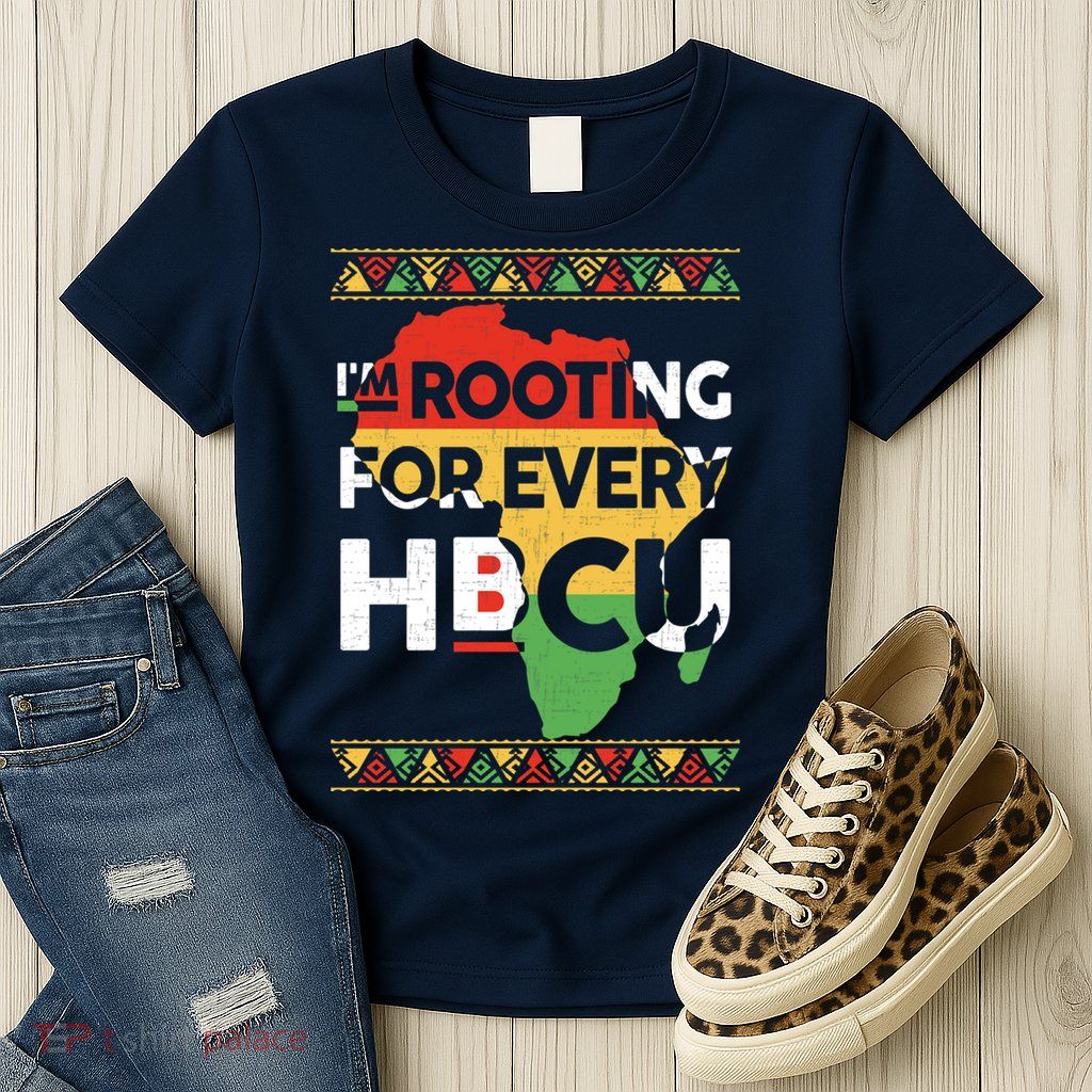 I'm Rooting For Every HBCU Graduation Costume Girl Womens T-Shirt