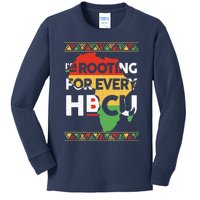 I'm Rooting For Every HBCU Graduation Costume Girl Kids Long Sleeve Shirt