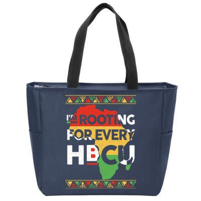 I'm Rooting For Every HBCU Graduation Costume Girl Zip Tote Bag