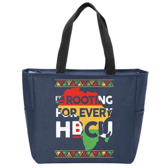 I'm Rooting For Every HBCU Graduation Costume Girl Zip Tote Bag