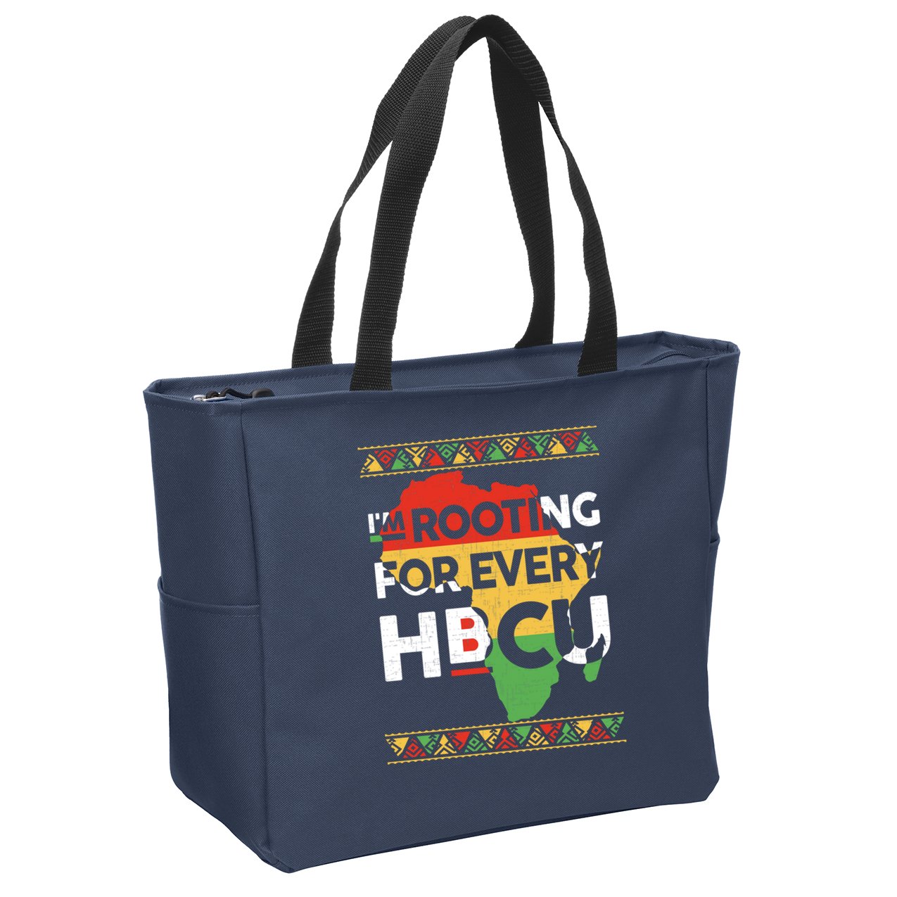 I'm Rooting For Every HBCU Graduation Costume Girl Zip Tote Bag