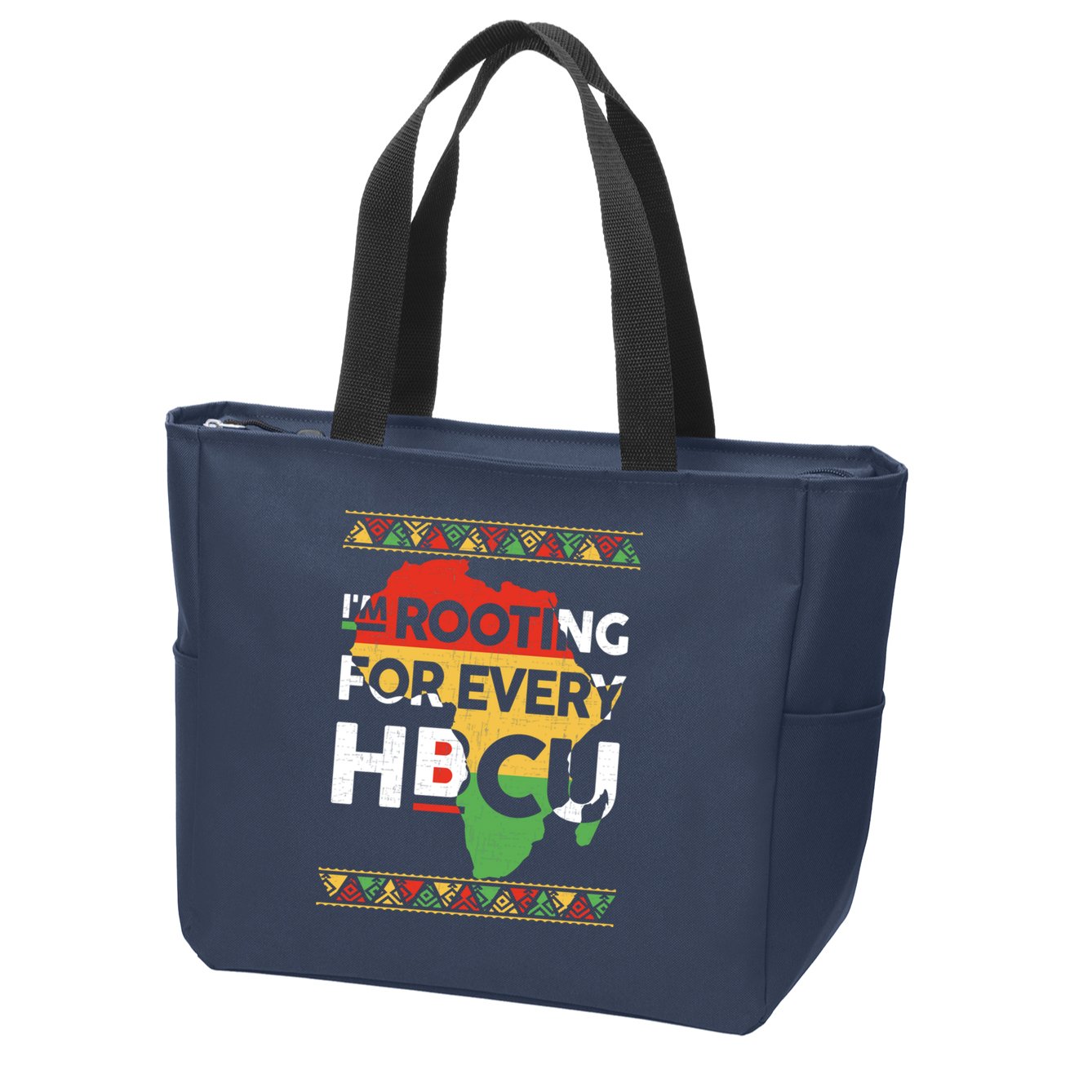 I'm Rooting For Every HBCU Graduation Costume Girl Zip Tote Bag