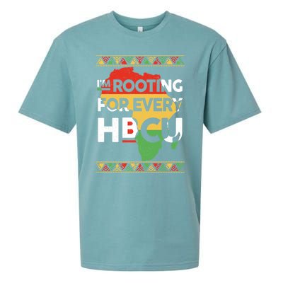 I'm Rooting For Every HBCU Graduation Costume Girl Sueded Cloud Jersey T-Shirt