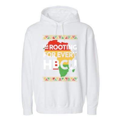 I'm Rooting For Every HBCU Graduation Costume Girl Garment-Dyed Fleece Hoodie