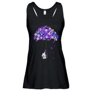 ILl Remember For You Purple Elephant AlzheimerS Ladies Essential Flowy Tank