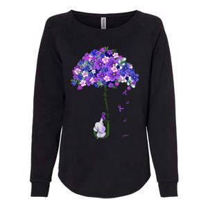 ILl Remember For You Purple Elephant AlzheimerS Womens California Wash Sweatshirt