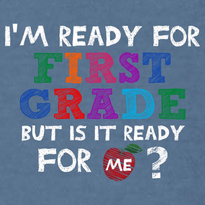 Im Ready For First Grade But Is It Ready For Me Garment-Dyed Sweatshirt