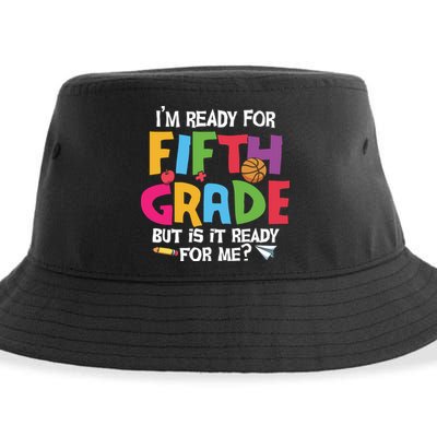 I'm Ready For 5th Grade Back To School First Day Of School Sustainable Bucket Hat