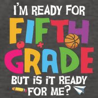 I'm Ready For 5th Grade Back To School First Day Of School Vector Backpack