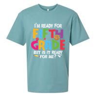 I'm Ready For 5th Grade Back To School First Day Of School Sueded Cloud Jersey T-Shirt