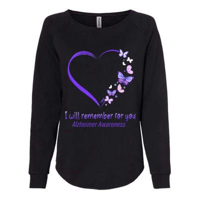 I’ll Remember For You Alzheimer Awareness Apparel Womens California Wash Sweatshirt