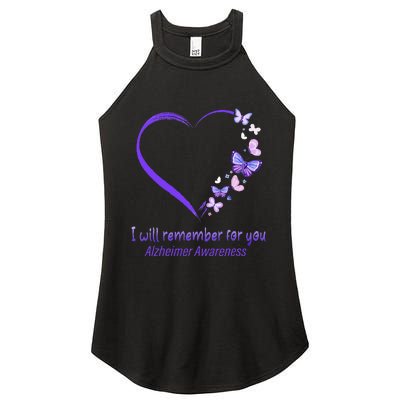 I’ll Remember For You Alzheimer Awareness Apparel Women's Perfect Tri Rocker Tank