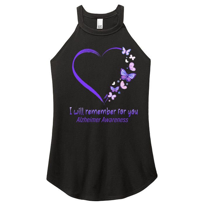 I’ll Remember For You Alzheimer Awareness Apparel Women's Perfect Tri Rocker Tank