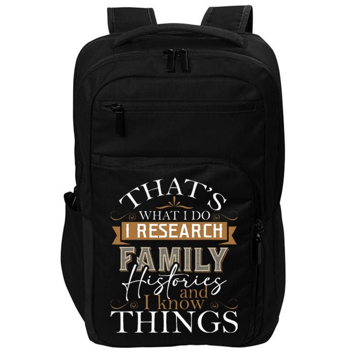 I Research Family Histories Genealogy Genealogist Ancestry Impact Tech Backpack