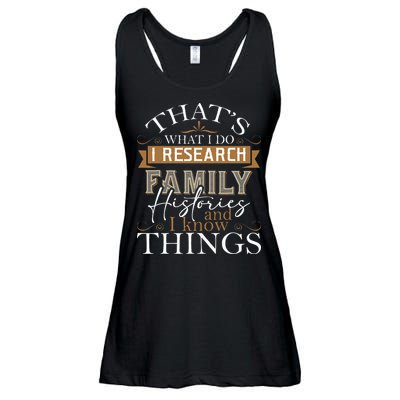 I Research Family Histories Genealogy Genealogist Ancestry Ladies Essential Flowy Tank