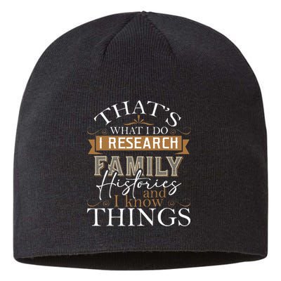 I Research Family Histories Genealogy Genealogist Ancestry Sustainable Beanie