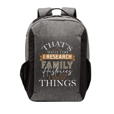 I Research Family Histories Genealogy Genealogist Ancestry Vector Backpack