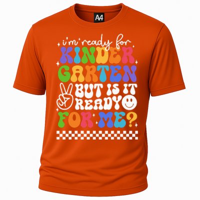 Im Ready For Kindergarten 1st First Day Of Back To School Cooling Performance Crew T-Shirt