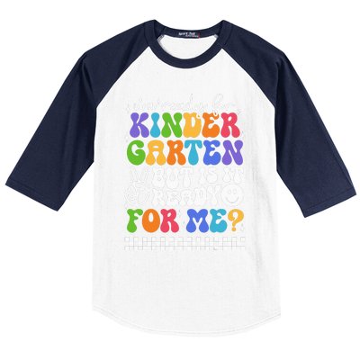 Im Ready For Kindergarten 1st First Day Of Back To School Baseball Sleeve Shirt