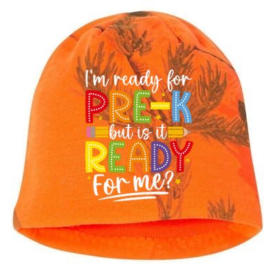 IM Ready For Prek But Is It Ready For Me Kati - Camo Knit Beanie