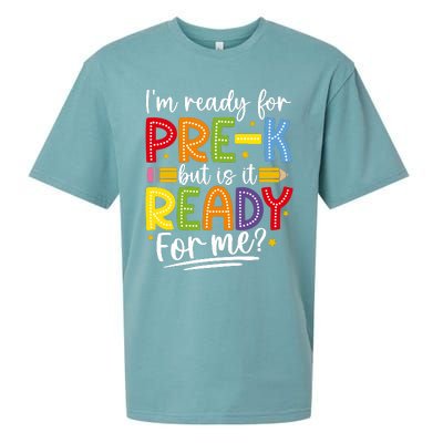 IM Ready For Prek But Is It Ready For Me Sueded Cloud Jersey T-Shirt