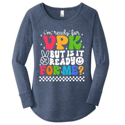 Im Ready For VPK Grade First Day Of School Teacher Women's Perfect Tri Tunic Long Sleeve Shirt