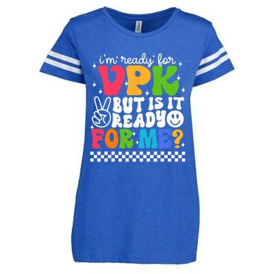 Im Ready For VPK Grade First Day Of School Teacher Enza Ladies Jersey Football T-Shirt