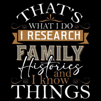 I Research Family Histories Genealogy Genealogist Ancestry T-Shirt