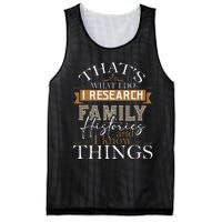 I Research Family Histories Genealogy Genealogist Ancestry Mesh Reversible Basketball Jersey Tank