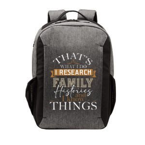 I Research Family Histories Genealogy Genealogist Ancestry Vector Backpack