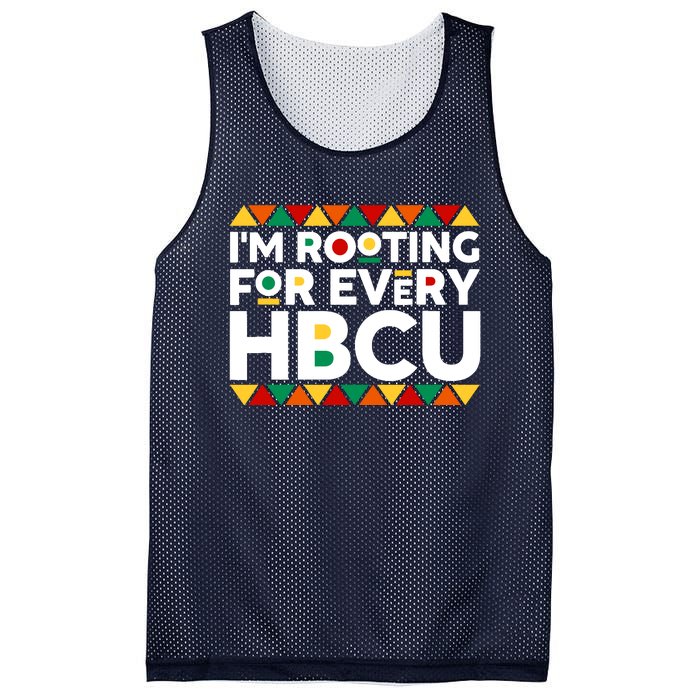 IM Rooting For Every Hbcu Historical Black College Alumni Mesh Reversible Basketball Jersey Tank