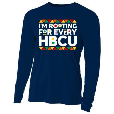 IM Rooting For Every Hbcu Historical Black College Alumni Cooling Performance Long Sleeve Crew