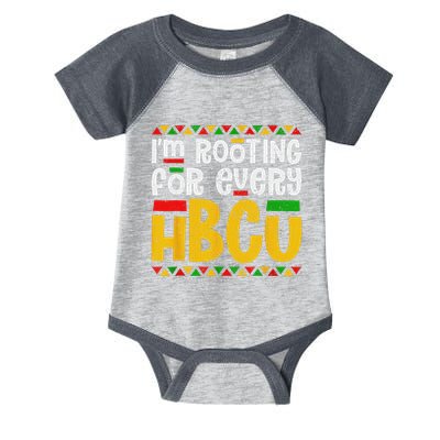 IM Rooting For Every Hbcu Historical Black College Student Infant Baby Jersey Bodysuit