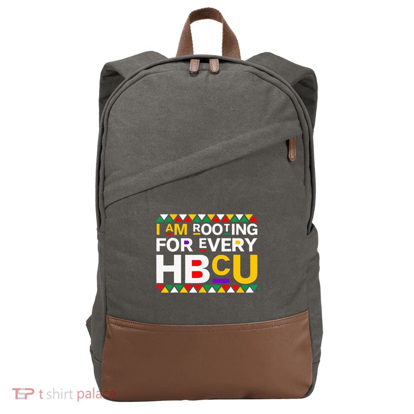 I'm Rooting For Every HBCU Cotton Canvas Backpack
