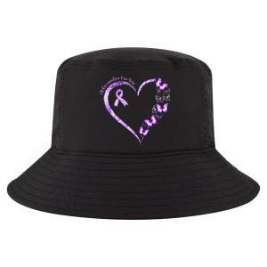 Ill Remember For You Purple Butterfly Alzheimers Awareness Cool Comfort Performance Bucket Hat