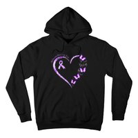 Ill Remember For You Purple Butterfly Alzheimers Awareness Hoodie