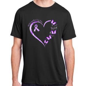 Ill Remember For You Purple Butterfly Alzheimers Awareness Adult ChromaSoft Performance T-Shirt